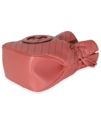 Pink Calfskin Blondie Bucket Bag