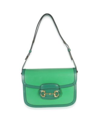 Emerald Green Azalea Calfskin Horsebit 1955 Shoulder Bag