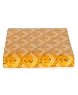 Yellow Goyardine Canvas Victoire Wallet