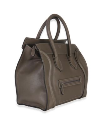 Souris Drummed Calfskin Mini Luggage Tote