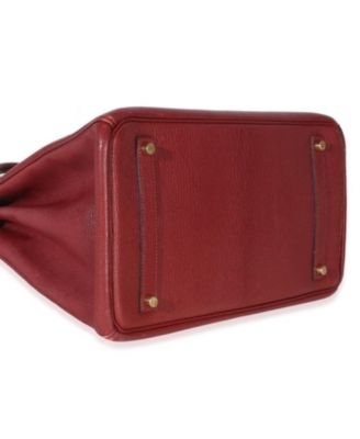 Rouge Grenat Chevre de Coromandel Birkin 35 PHW