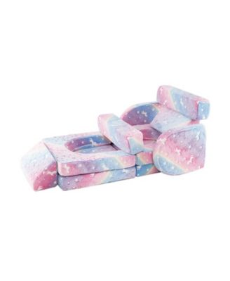 10-Piece Modular Kids Play Couch Sectional Sofa