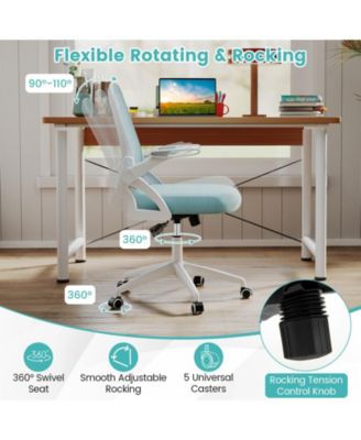 Ergonomic Computer Desk Chair with Lumbar Support and Arms