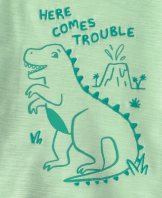 Baby Boys' Dinosaur T-Shirt and Shorts, 2-Piece Set
