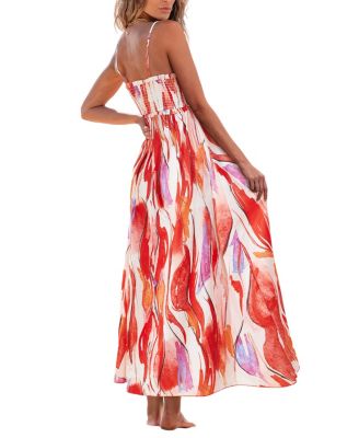Women's Out and About Floral Maxi Beach Dress