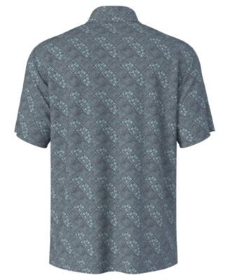 Men's Tropical Argyle Print Golf Polo