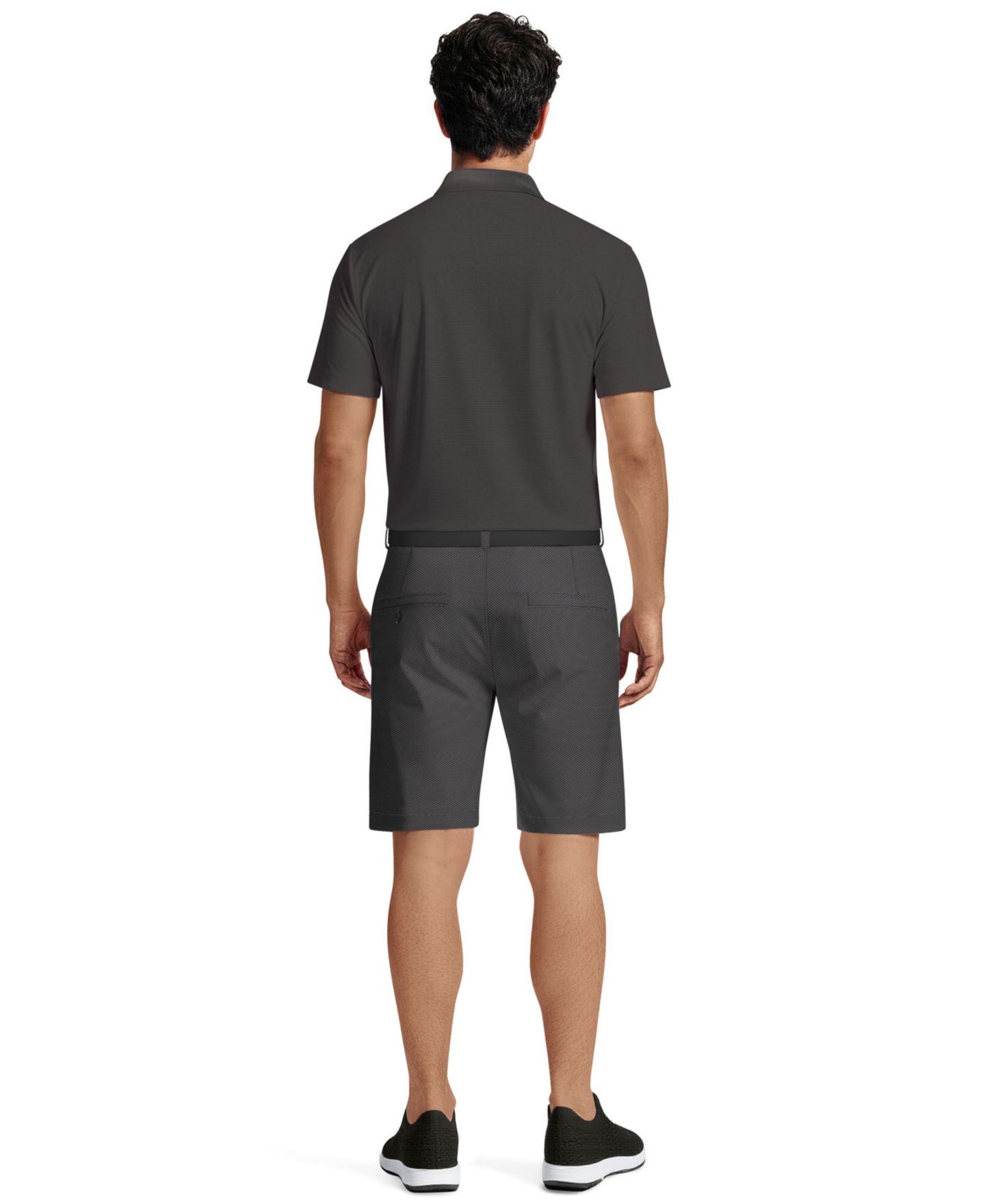 Мужские шорты PGA TOUR Micro Geo Print Golf Shorts, цвет: Caviar — фото 4