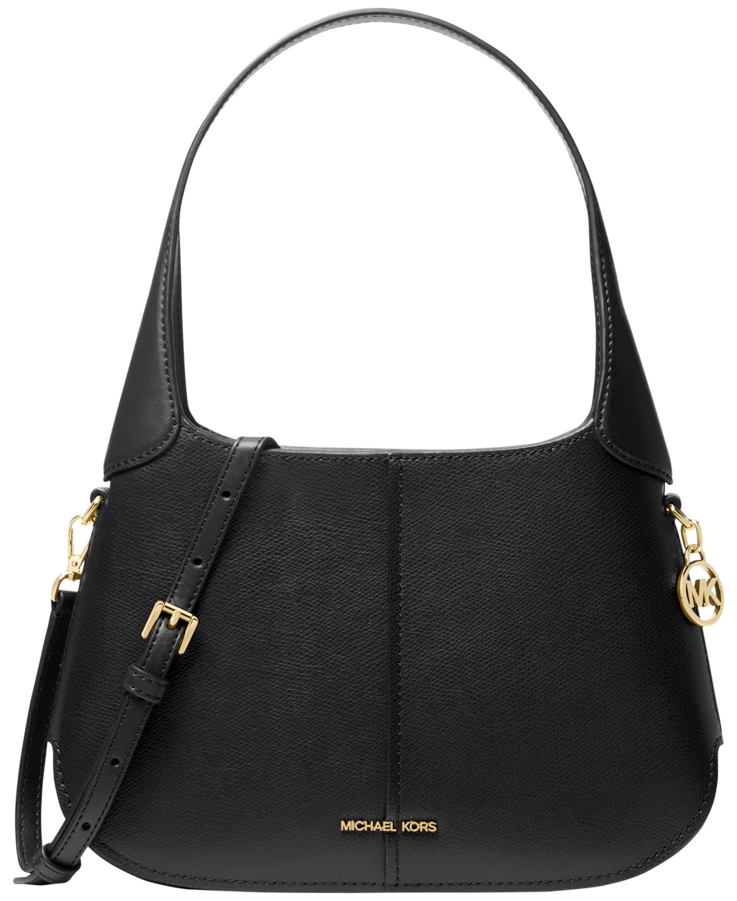 Женская сумка MICHAEL Michael Kors Alice Small Leather Shoulder Handbag, цвет: Чёрный — фото 1