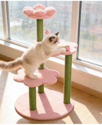 Multi Level Cat Tree with Cozy Perch Scratching Posts Kittens/Cats Playrest
