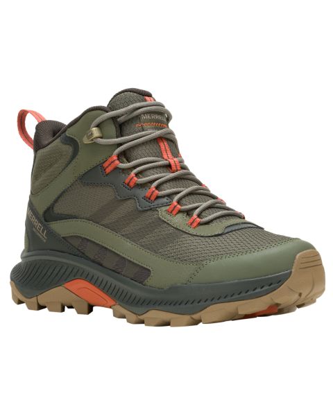 Мужские ботинки Merrell Speed Strike 2 Round-Toe Hiking, цвет: Оливковый