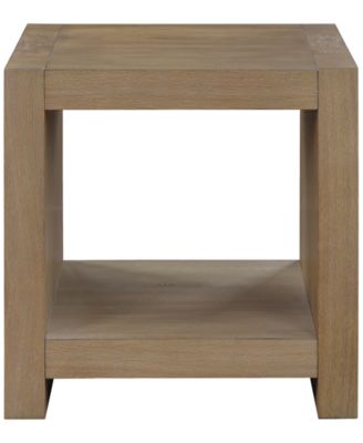 Macai 24" Wood Square End Table