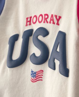 Baby Boys' USA Short-Sleeve Top and Shorts, 2-Piece Set