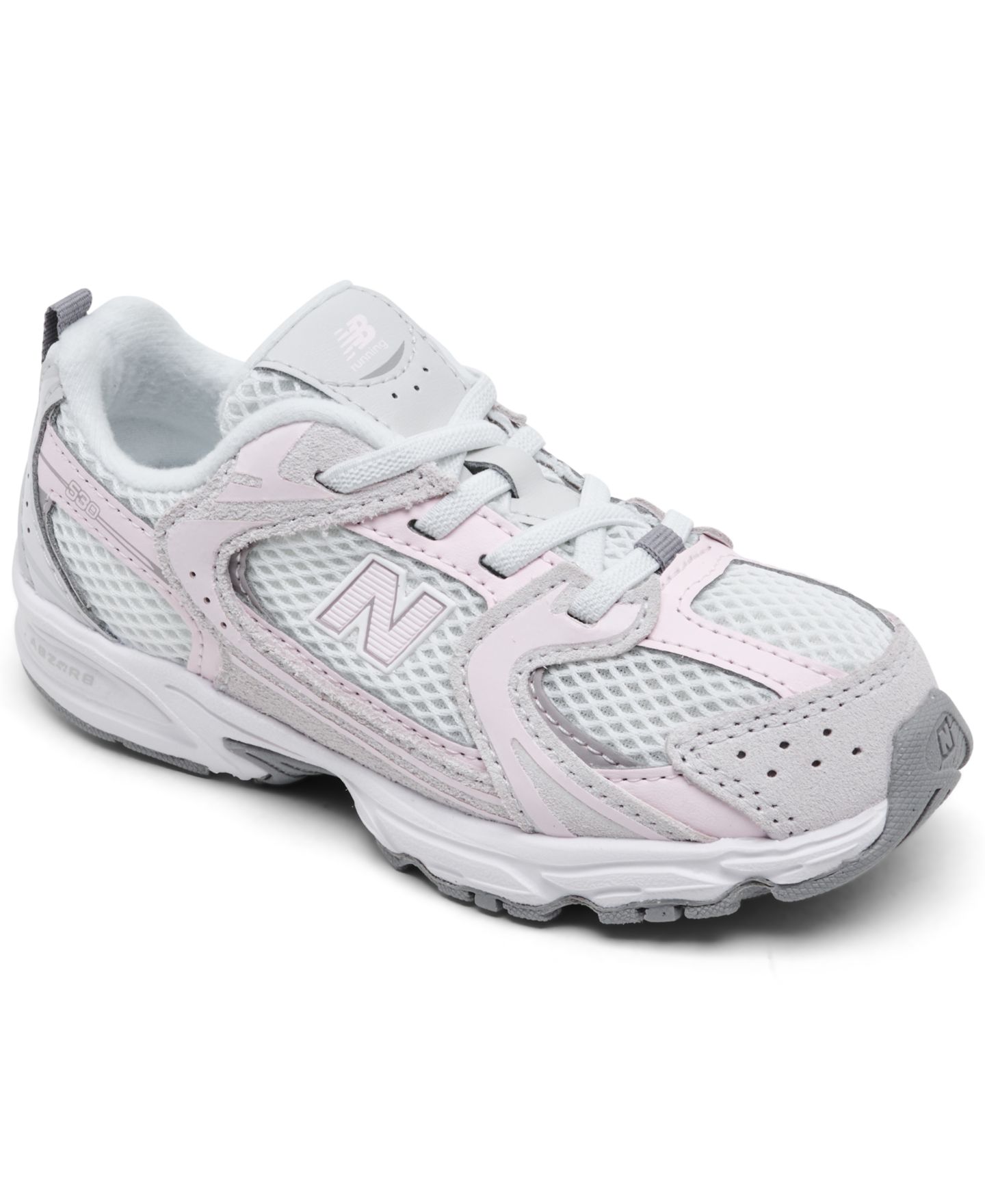 Детские кроссовки New Balance 530 Stretch Lace Casual, цвет: Серый — фото 1