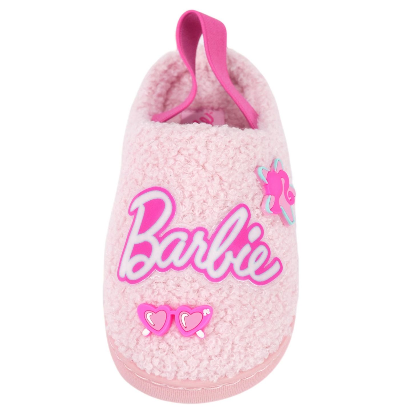 Тапочки Barbie Faux Fur Slip-On Slippers для девочек-малышей, цвет: Светлый розовый, вариант 1 — фото 3