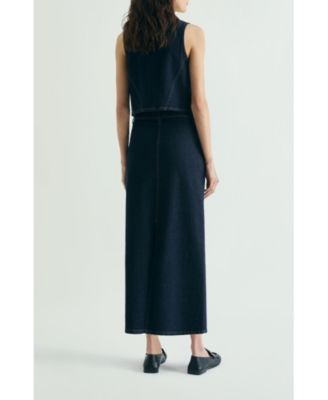 Women's Denim Midi Skirt