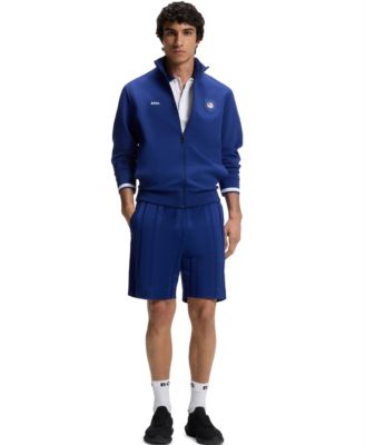 Men's Paddy USA Country Flag Trim Polo Shirt