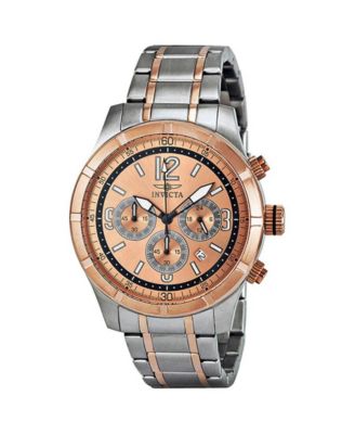 Men's 11377 Specialty Quartz Chronograph Rose Gold Dial Watch