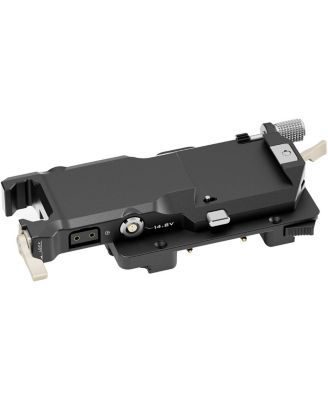Power Pass-Through Plate with Gold Mount Battery Plate for DJI Ronin, Black