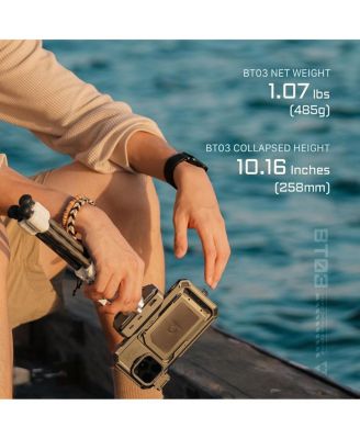 Tabletop Ball Head with 1-Stage Carbon Fiber Tripod Legs, Snow White