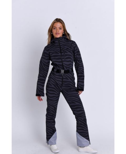 Женские куртки OOSC Clothing Women's Chic Ski Suit - Black Tiger