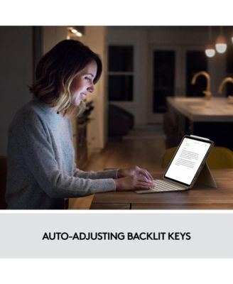 Combo Touch Keyboard Case for iPad Pro 11" (1st-4th Gen), Detachable Backlit Keyboard, Trackpad, Sand