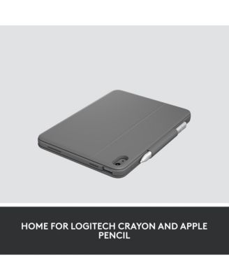 Rugged Folio Protective Keyboard Case for Apple iPad 10.9" 10th Gen and A16