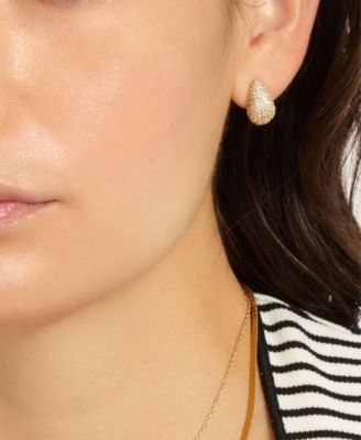 Gold 3-Piece Stud Earrings Set