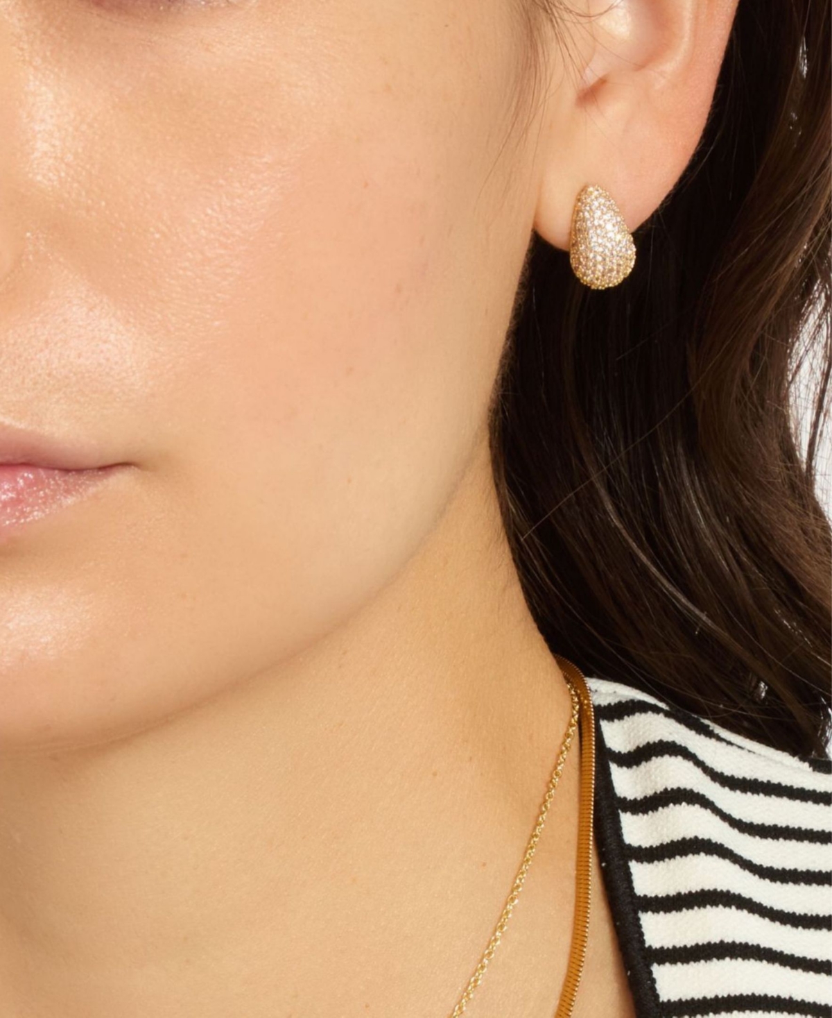 Adornia Gold 3-Piece Stud Earrings Set