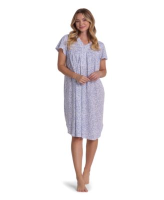Women's Printed Short-Sleeve Nightgown