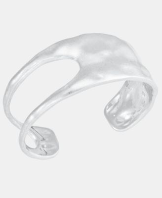 Gold-Tone Half Cuff Bangle Bracelet