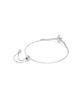Ariana Grande x Bracelet, Mixed Cuts, Flower, Multicolored, Rhodium Plated