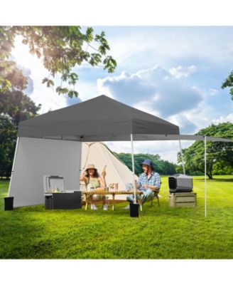 14 x 9.2 ft Pop Up Canopy Tent with Convertible Awning Sidewalls