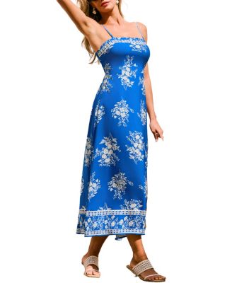 Women's Too Hot to Care Floral Maxi Beach Dress