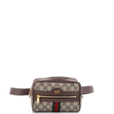Small Ophidia Belt Bag GG Coated Canvas