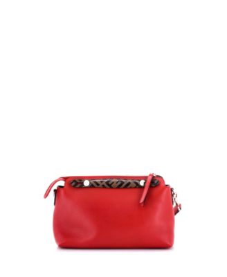 Small By The Way Satchel Leather with Zucca Embossed Detail