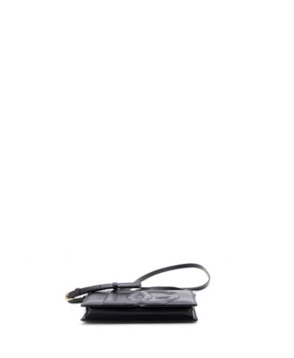 Mini DG Logo Flap Shoulder Bag Leather