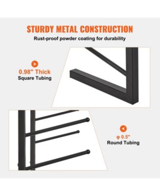 Blueprint Storage Rack, 16-Tier Hanging Poster Display, Roll File Holder