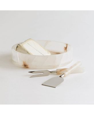The Collective, Santo Alabaster Cheese Tools - Set of 2