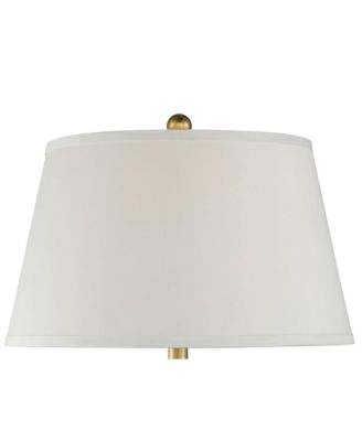 Traditional Table Lamps Tall Set of 2 Metal Empire Open Cage Pedestal Living Room Bedroom House Bedside