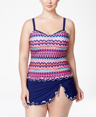 Plus Size Swimwear - Womens Plus Size Bathing & Swimsuits - Macy's