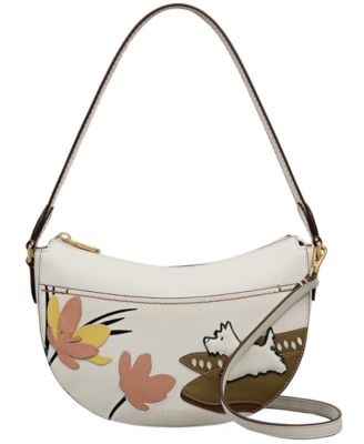 Spring Daze Small Leather Crescent Shoulder Bag
