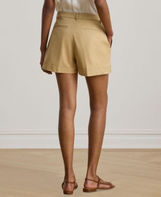 Women's Pleated Double-Faced Shorts