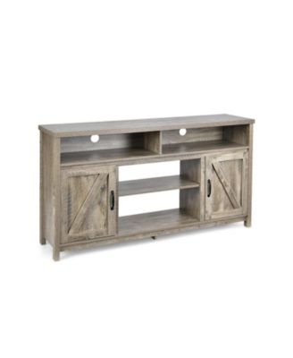 59 in TV Stand Media Console with Barn Doors for 65 in TVs