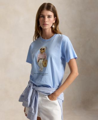 Women's Polo Bear Short-Sleeve Crewneck T-Shirt