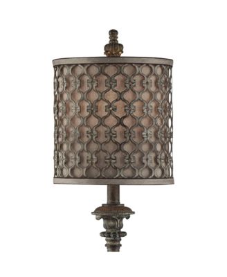 French Candlestick Traditional Buffet Table Lamp 34" Tall with USB Charging Port