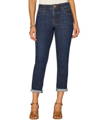 Petite Mid-Rise Skinny Fit Jeans