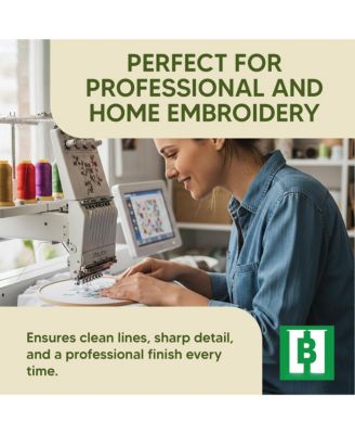 2.5 Oz Cut Away Embroidery Stabilizer Roll Permanent Backing Machine Hand Soft 12" x 50