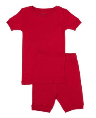 Kids Matching Family Two Piece Cotton Short Sleeve Shirt and Shorts Pajamas