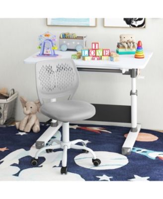 Ergonomic Adjustable-Height Mesh Children Study Chair