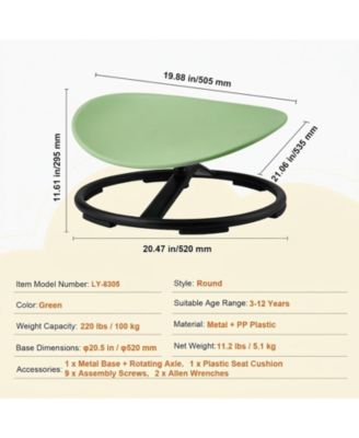 Kids Swivel Chair, 220 lbs Capacity, Sensory Spinning Chair, for Focus and Balance